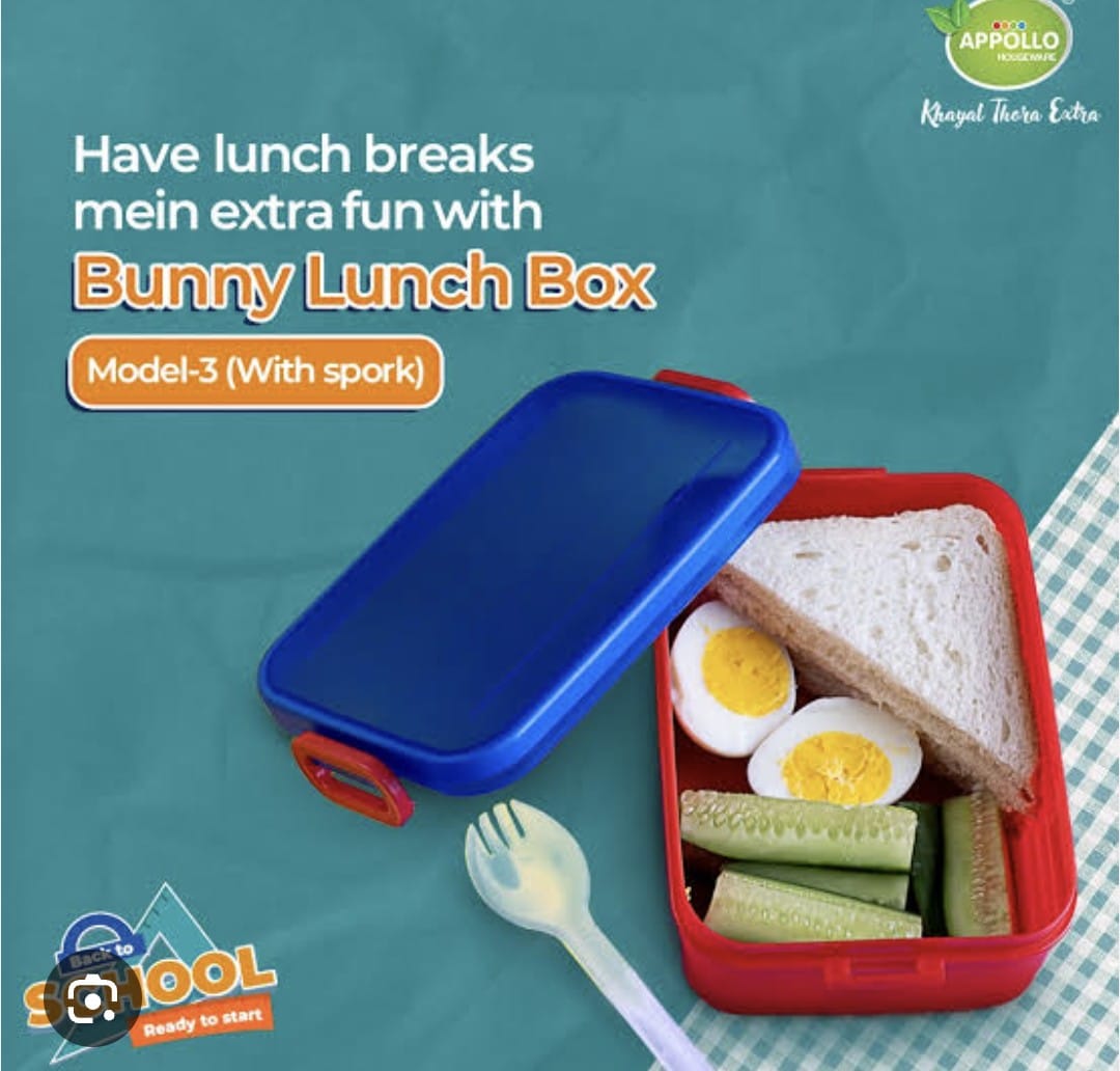 Bunny lunchbox with spoon
