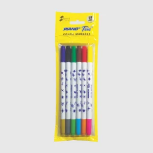 Piano Twin Color Marker set of 6pcs