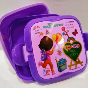 Square lunchbox 2portion with spoon