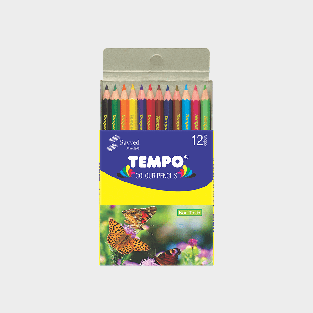 Tempo 12 half colour pencil